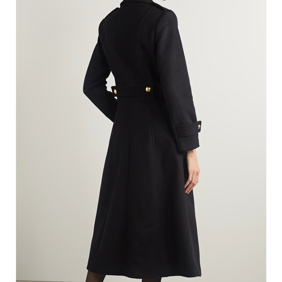 Nili Lotan Gaston Double Breasted Wool Felt Coat - Picture 3 of 13